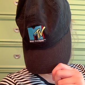 Black MTV Baseball Cap